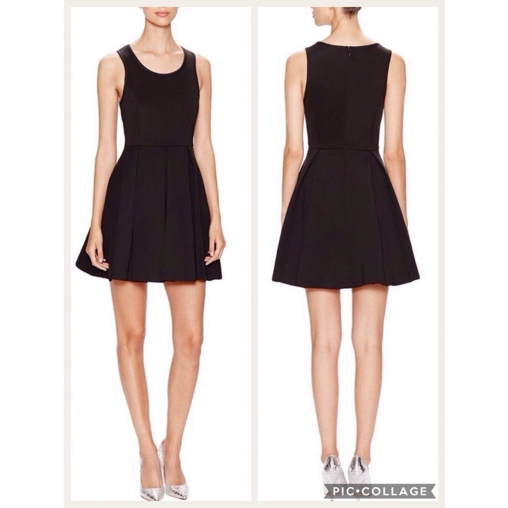 Best Society Fit And Flare Little Black Dress